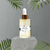 黒と白の大理石 ラベル