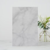 黒と白の大理石 便箋 (スタンド正面)