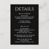 黒と白の天体 エンクロージャーカード (正面)