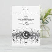 黒と白の天体 メニュー (スタンド正面)