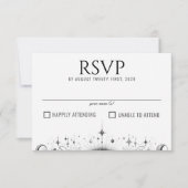 黒と白の天体 出欠カード (正面)