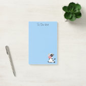 黒と白の子牛のPost-it®ノート 4 x 6 ポストイット (オフィス)