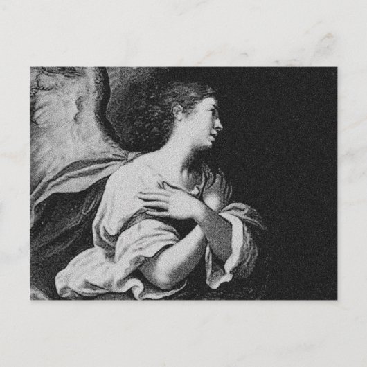 黒と白の守護天使 ポストカード (正面)