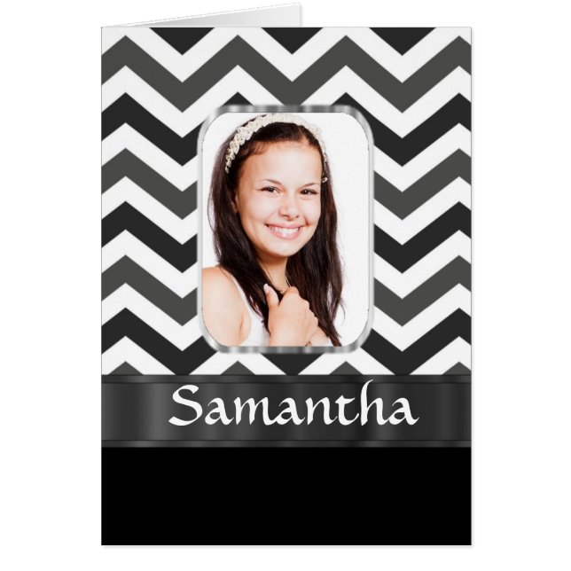 黒と白の山形 (正面)