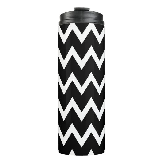 黒と白の山形 タンブラー (正面)