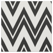 黒と白の山形 ファブリック (クローズアップ)