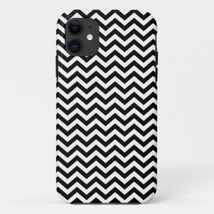 黒と白の山形 iPhone 11 ケース