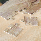 黒と白の山羊の岩 ジグソーパズル (側面)