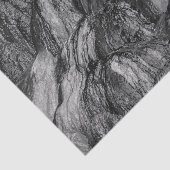 黒と白の岩のテクスチャパターン 薄葉紙 (詳細)