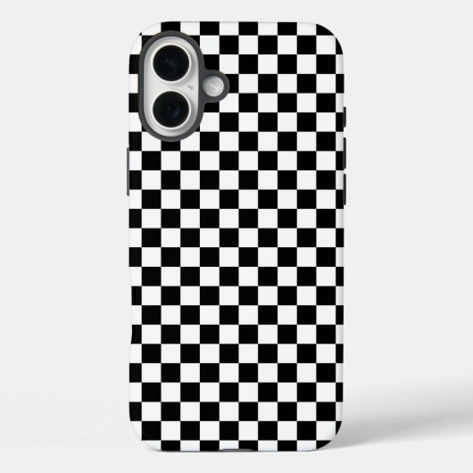 黒と白の市松模様 Case-Mate iPhoneケース (裏面)