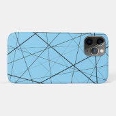 黒と白の幾何学模様 Case-Mate iPhoneケース (裏面(横))