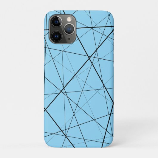 黒と白の幾何学模様 Case-Mate iPhoneケース (裏)