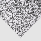 黒と白の抽象的なスプラッシュコラージュティッシュペーパー 薄葉紙 (詳細)