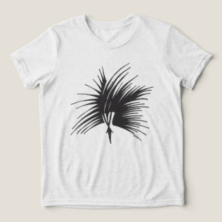 黒と白の抽象的な部族のタトゥーアートのヘッドドレス トライブレンドTシャツ