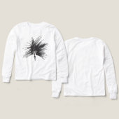 黒と白の抽象的な部族のタトゥーアートの頭飾り (デザイン 正面&背面)