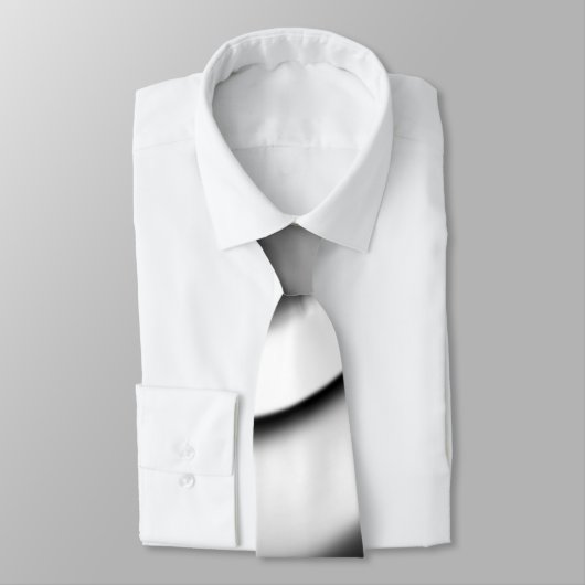 黒と白の抽象 ネクタイ (タイ)