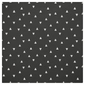 黒と白の散在三角形 ファブリック (見本)