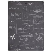 黒と白の数式の数式の数式先生 クリップボード (裏面)