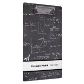 黒と白の数式の数式の数式先生 クリップボード (右)