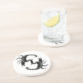 黒と白の文字S - 2つのサソリ コースター (側面)