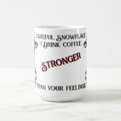 黒と白の斑点のある可愛い漫画ベビー牛 コーヒーマグカップ (中央)