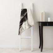 黒と白の木の根 シェルパブランケット (インサイチュ)