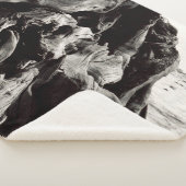 黒と白の木の根 シェルパブランケット (3/4)