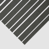 黒と白の横縞模様 薄葉紙 (詳細)
