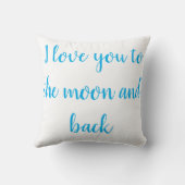 黒と白の水玉模様枕（名前） クッション (裏面)