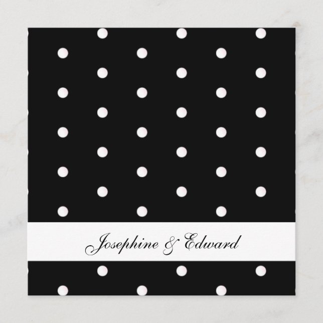 黒と白の水玉模様 (正面)