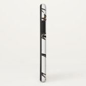黒と白の流れ星 Case-Mate iPhoneケース (裏面/右)