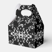 黒と白の渦巻きゴシッ結婚クス フェイバーボックス (裏面サイド)