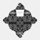 黒と白の渦巻きゴシッ結婚クス フェイバーボックス (折り畳みなし)