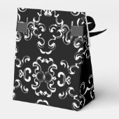 黒と白の渦巻きゴシッ結婚クス フェイバーボックス (裏面サイド)