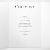 黒と白の渦巻きゴシッ結婚クス 三つ折りプログラム (内部中)