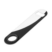 黒と白の渦 スピード栓抜き (裏面アングル)