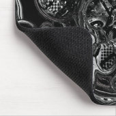 黒と白の無限大 マウスパッド (コーナー)