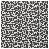 黒と白の牛皮模様 ファブリック (見本)