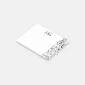 黒と白の猫のイラスト - あなただけの特別なギフト ポストイット (アングル)