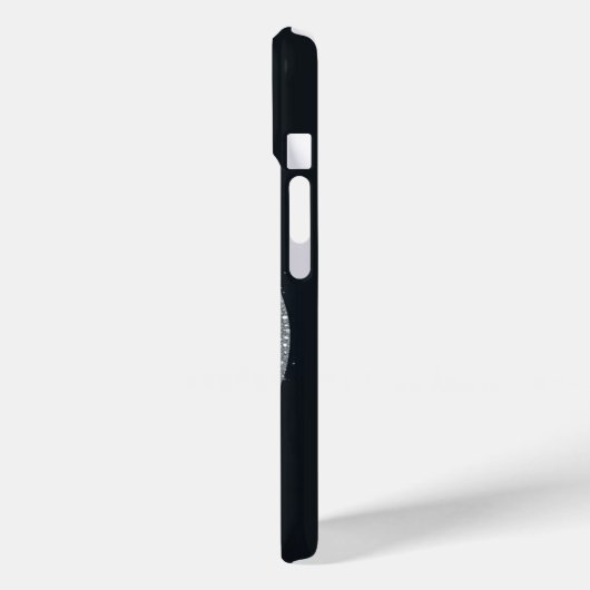 黒と白の猫のスプリットフェイス ✨ 青い目が印象的  Case-Mate iPhoneケース (裏面 / 左)
