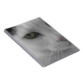 黒と白の猫の顔 ノートブック (右側)