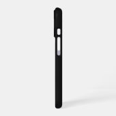 黒と白の猫 iPhone 16ケース (左側面)