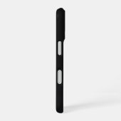黒と白の猫 iPhone 16ケース (右側面)