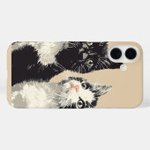 黒と白の猫 iPhone / iPad カバー