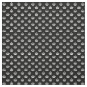 黒と白の王冠 ファブリック (見本)