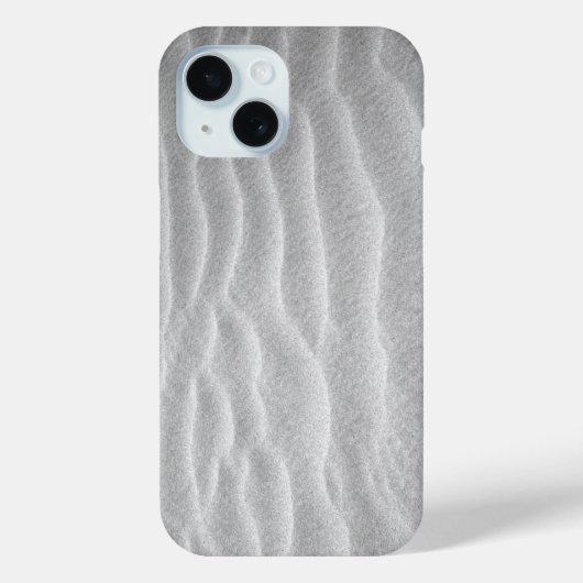 黒と白の砂の波紋 Case-Mate iPhoneケース (裏面)