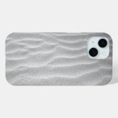 黒と白の砂の波紋 Case-Mate iPhoneケース (裏面 (横))