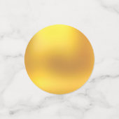 黒と白の結婚式のスワンカップル コンフェッティ (スモール正面)