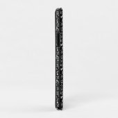 黒と白の絵文字 Case-Mate iPhoneケース (裏面/右)