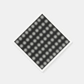 黒と白の緩和曲線 スタンダードカクテルナプキン (角)